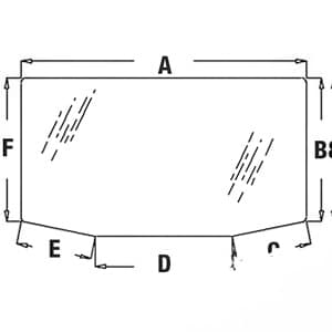 R127903 - Glass, Rear - Tinted