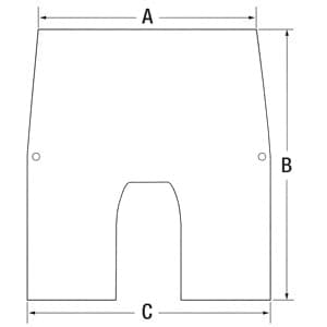 R135977 - Glass, Windshield, Front