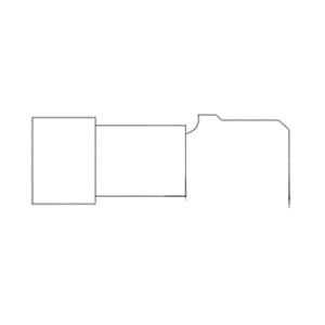 R20 - 10 Pk Tab Size .250 Wire Size 12-10 Insulated Male Disconnects