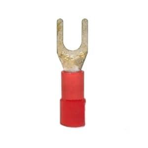R22 - 10 Pk Stud Size #6 Wire Size 22-16 Insulated Spade Terminal - Thumbnail 2