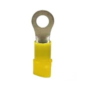 R23 - 10 Pk Stud Size #10 Wire Size 12-10 Insulated Ring Terminal - Thumbnail 2