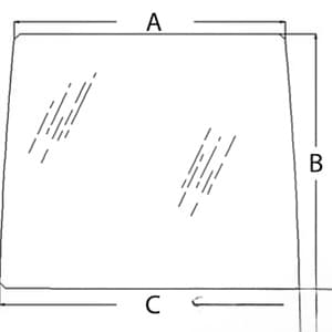 R204742 - Glass, Windshield, Front - Tinted