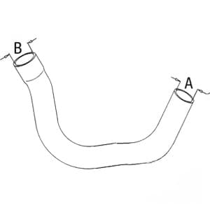 R45982 - Lower Radiator Hose - Thumbnail 4