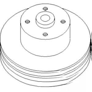 R47126 - Water Pump Pulley - Thumbnail 4