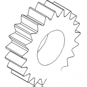 R57615 - Used w/ A-R61711 Shaft Pinion Gear