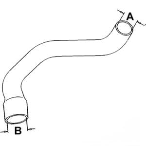 R58618 - Lower Radiator Hose - Thumbnail 4