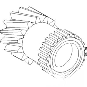 R59641 - Low Range Synchro Transmission Pinion