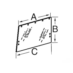 R50757 - Glass, Side (RH/LH)
