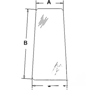 R52881 - Glass, Door, Rear (LH)