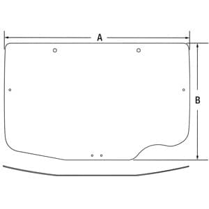 R537532 - Glass, Rear