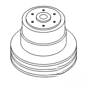 R61436 - Water Pump Pulley - Thumbnail 4