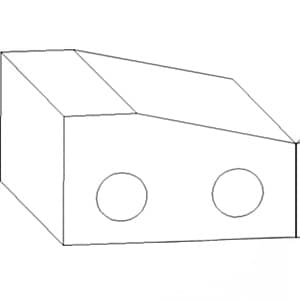 R64753 - Drawbar Rear Support Spacer