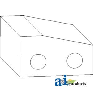 R64753 - Spacer, Drawbar Rear Support