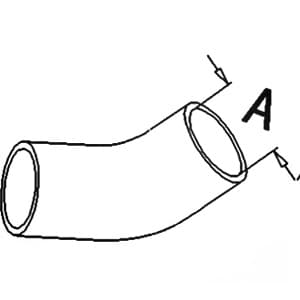 R72742 - Lower Radiator Hose - Thumbnail 2