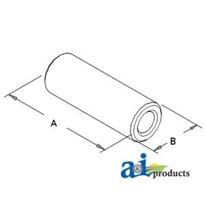 R73635 - Pivot Pin, Rear, Steering Motor, MFWD