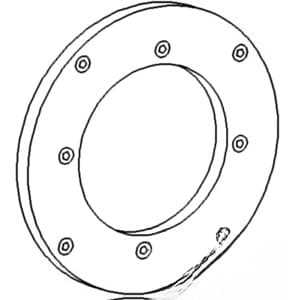 R90219 - Pulley Clutch Facing w/o Rivets