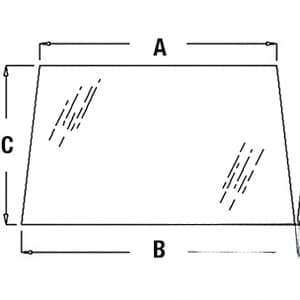 R96187 - Glass, Windshield (Tinted)
