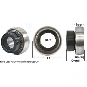 RA112RRB-P - Bearing, Ball; Spherical W/ Collar, Non-Relubricatable