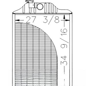 RE21557 - Radiator