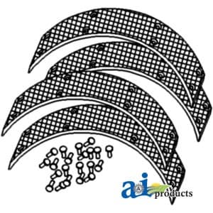 RE235937 - Brake Lining w/ Rivets