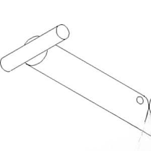 RE56991 - Top Link / Quick Lock; Cat. II Pin