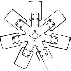 RE62634 - 7 Blade Fan