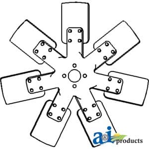 RE62634 - Fan, 7 Blade