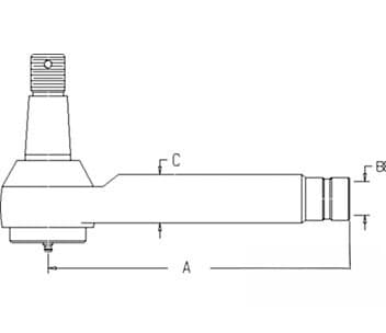 RE161021 - Tie Rod End (RH)