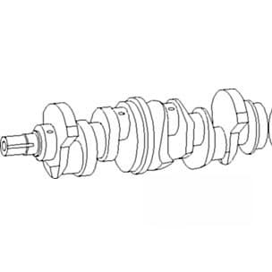 RE506195 - Taper Nose Crankshaft