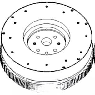 RE51448 - Flywheel w/ Ring Gear
