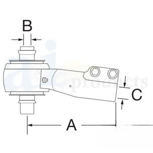 RE583653 - ILS Suspension Tie Rod End - Thumbnail 3