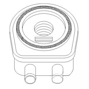 RE61767 - Oil w/ Gasket Cooler
