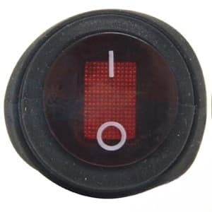 RS200R - On/Off 3 Terminal 25 Amp Round Rocker Switch - Thumbnail 2