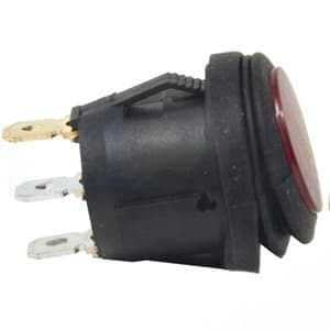 RS200R - On/Off 3 Terminal 25 Amp Round Rocker Switch - Thumbnail 3
