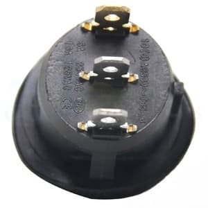 RS200R - On/Off 3 Terminal 25 Amp Round Rocker Switch - Thumbnail 4