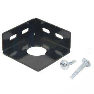 RSB1516 - W/ Mount Screws Black Metal Bracket
