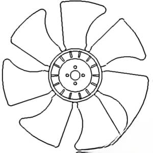 SBA145306520 - 7 Blade Fan