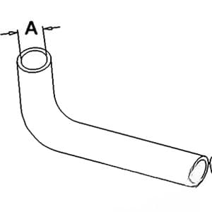 SBA310160380 - Upper Radiator Hose
