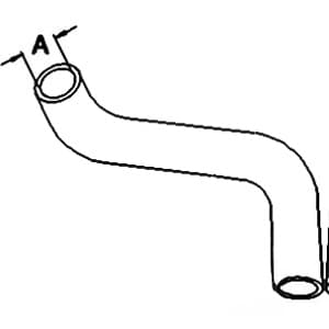 SBA310160730 - Upper Radiator Hose