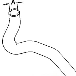 SBA310160740 - Lower Radiator Hose - Thumbnail 2