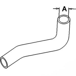 SBA310160840 - Upper Radiator Hose
