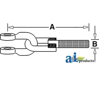 SBA370500500 - Stabilizer Link, Tractor End - Thumbnail 2