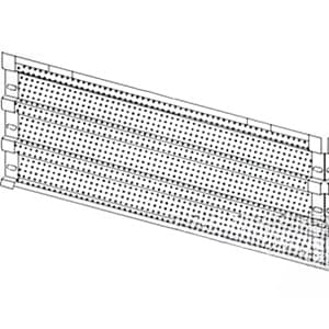 SBA378105620 - Screen, RH; Black