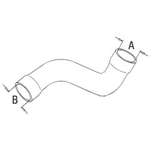 T100922 - Lower Radiator Hose - Thumbnail 2
