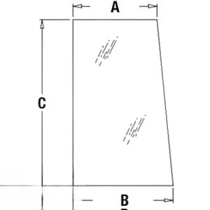 T113465 - Glass, Side, Upper (RH/LH)