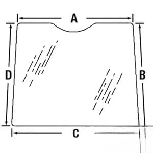 T133333 - Glass, Door, Upper (RH)