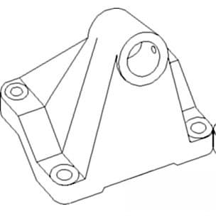 Front Axle Rear Support