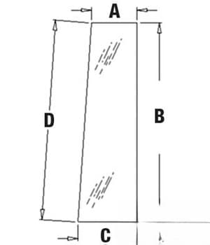 T166060 - Glass, Rear, Side (LH)