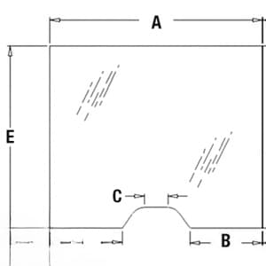 T191071 - Glass, Windshield, Upper