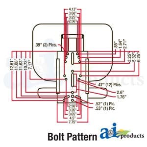 T222BL - Seat w/ Trapezoid Backrest, BLK, 300 lb / 136 kg Weight Limit - Thumbnail 5